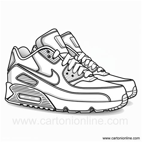 schoenen tekenen nike